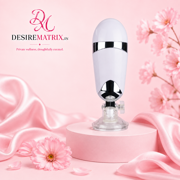 Realistic Skin Touch Hands free Masturbator With Vibration — Masturbators, ABS shell with medical silicone sleeve