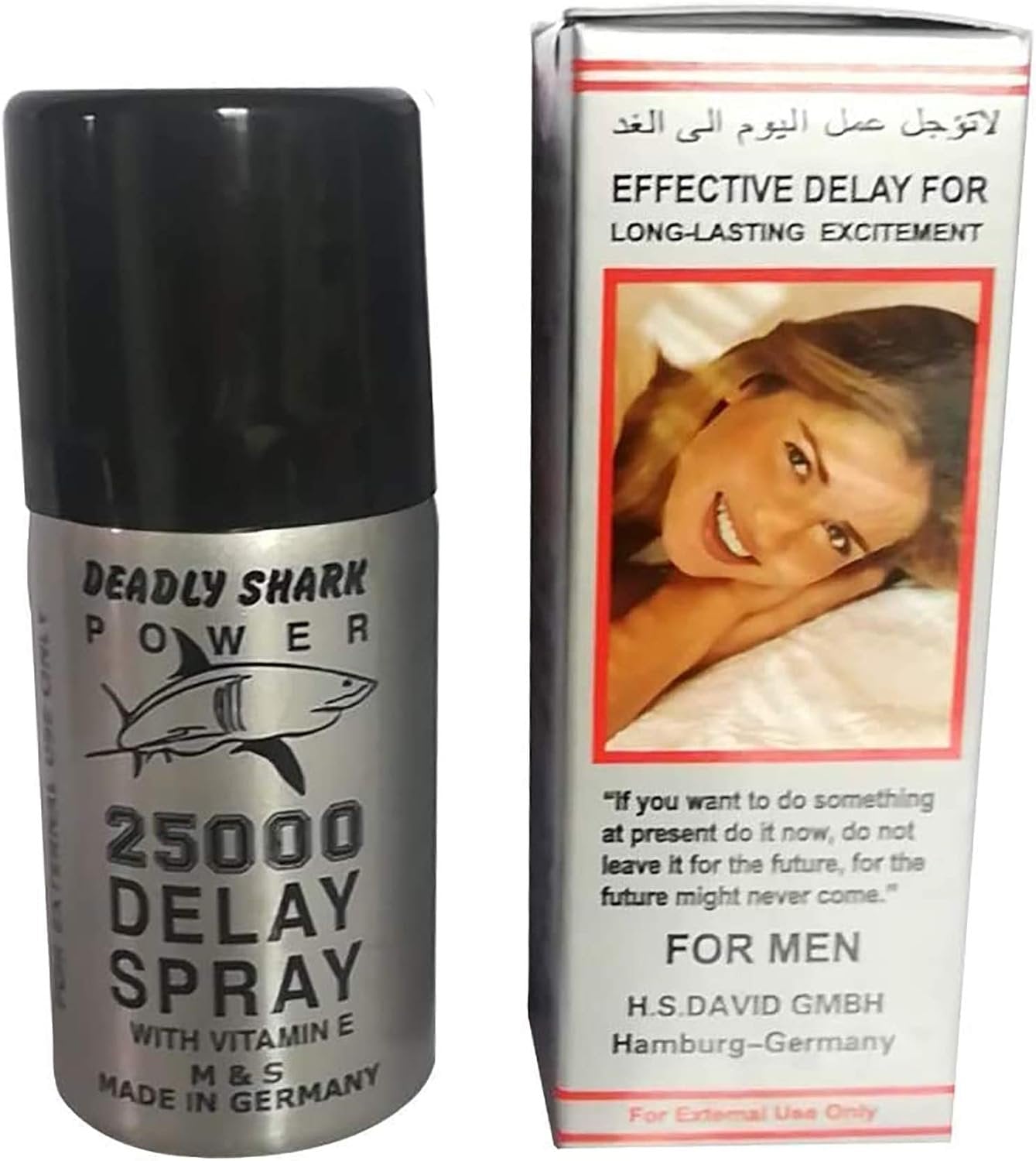 Deadly Shark 25000 Delay Spray for Men — delay spray