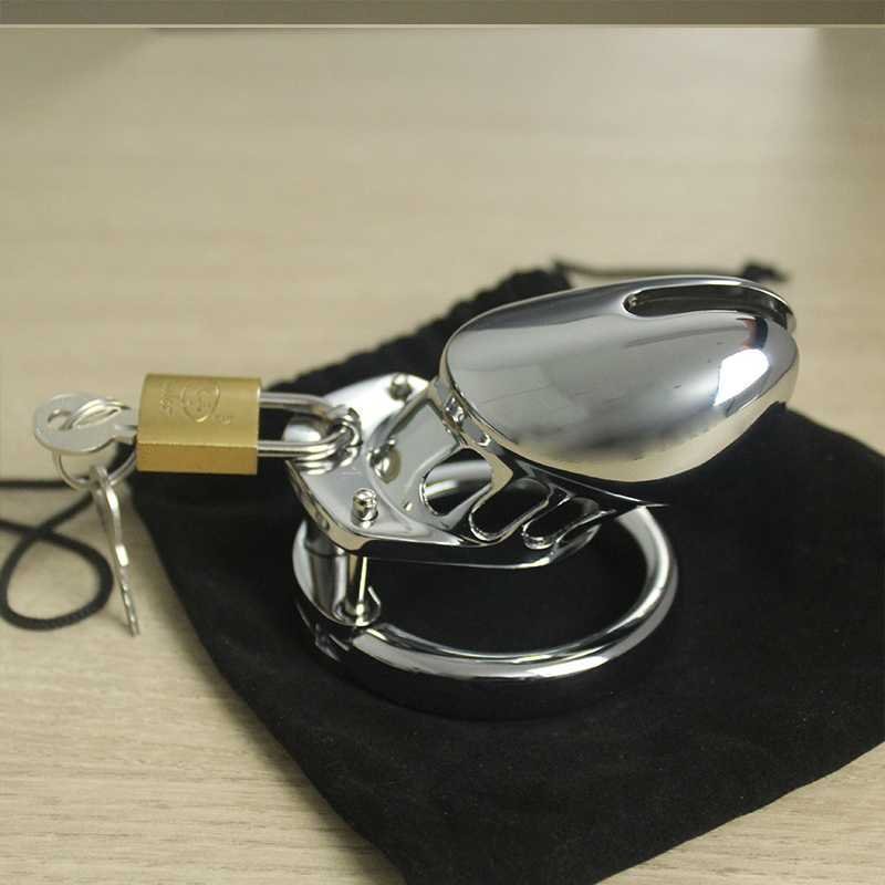 Urethral Tube Small Chastity Device Stainless Fantasy for Men 002 — penis ring