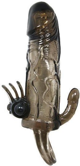 Brave Man Double Vibrator Penis Sleeve — male masturbator