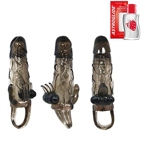 Brave Man Double Vibrator Penis Sleeve — male masturbator