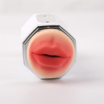 1st Grade 2 in 1 Male Hand free Masturbate Vibrate Sex Voice Sex Toys For Men (Mouth &amp; Pussy) — male masturbator