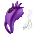 1st Grade Vibrating Tongue Licking G Spot Penis Ring For Man — penis ring