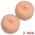 2Pieces Pussy Sleeve Cap For Penis Enlargement Pump For Men — penis enlargement pump