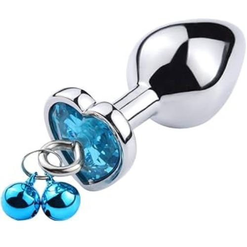 Heart Base Stainless Steel Anal Plug with Ring — anal plug