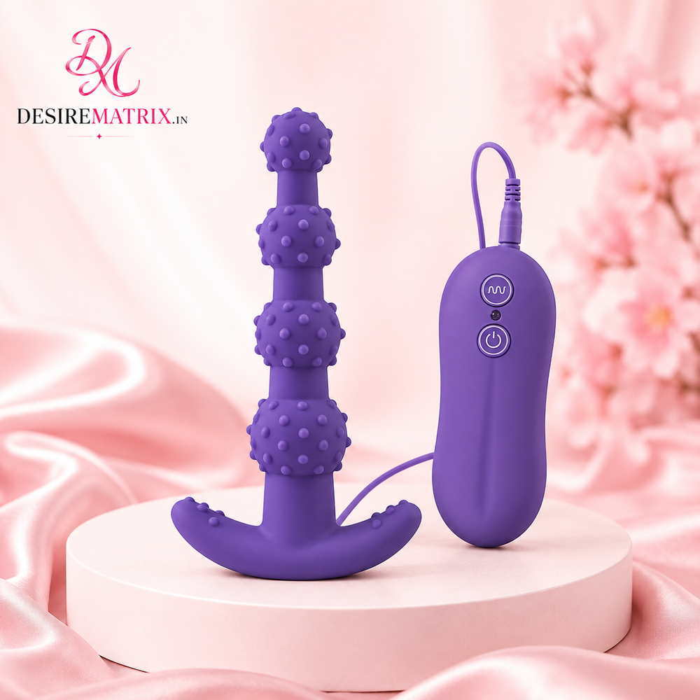 Aphrodisia remote-controlled anal beads with ten vibration modes