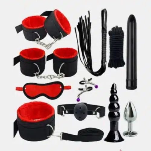 12-Pieces BDSM Bondage Kit for Adult Pleasure — bdsm kit