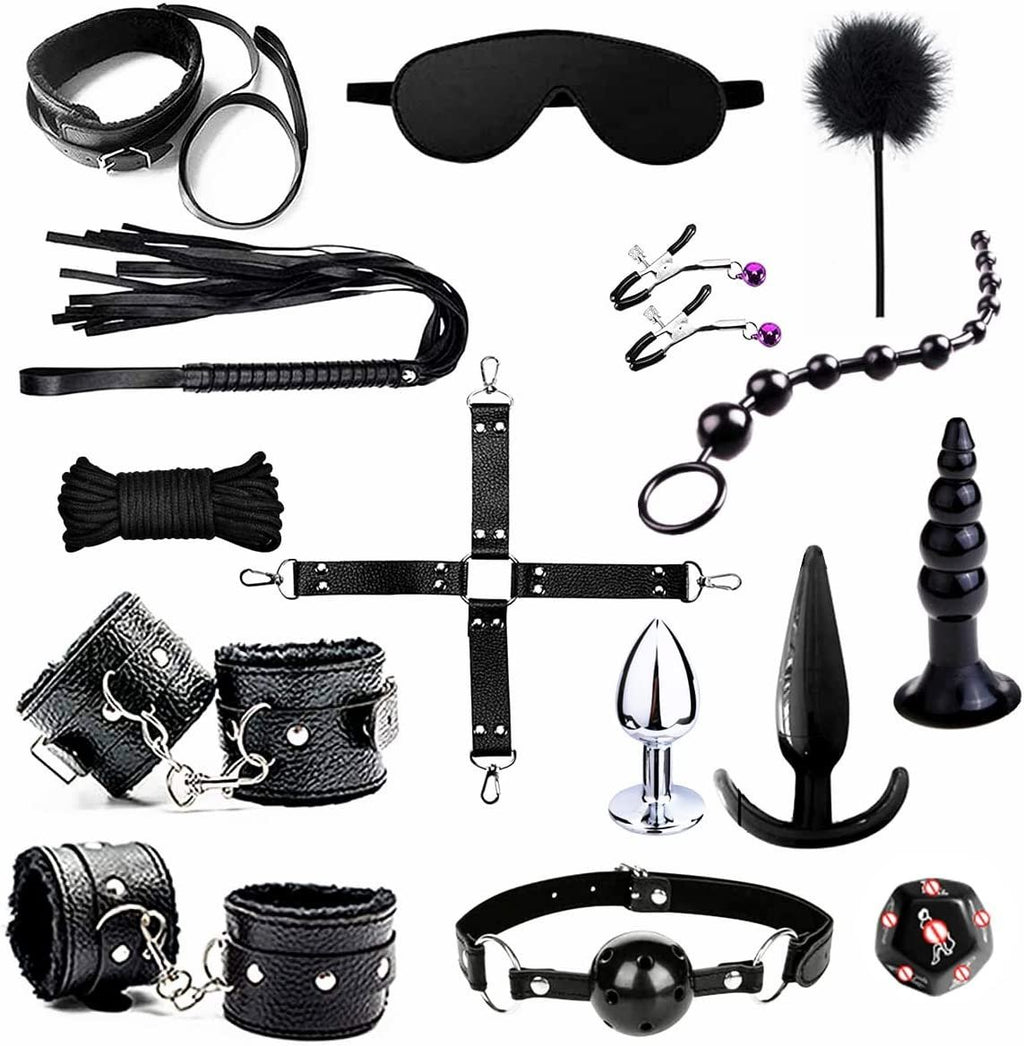 15-Pieces BDSM Bondage Kit for Restraint Sex — bdsm kit