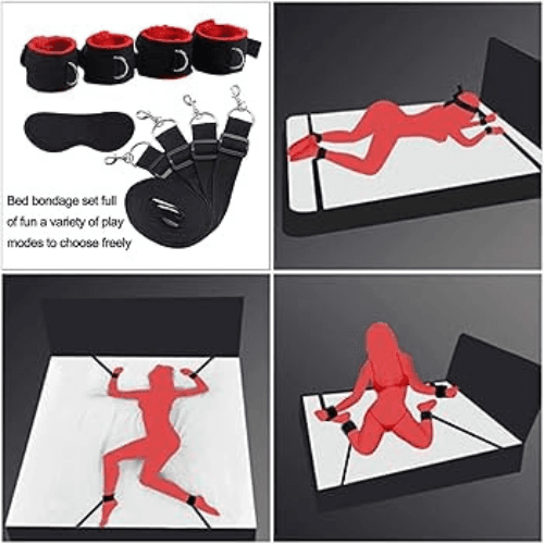 Bed Bondage Restraints Set for Couples — bdsm kit