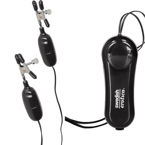 Nipple Clamps Vibrator for Couples — bdsm toy