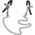 Adjustable Nipple Clamp with Chain Jewellery Clip — bdsm toy