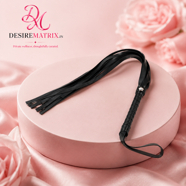 High Quality Leather Whips Flogger-Black — BDSM Toys