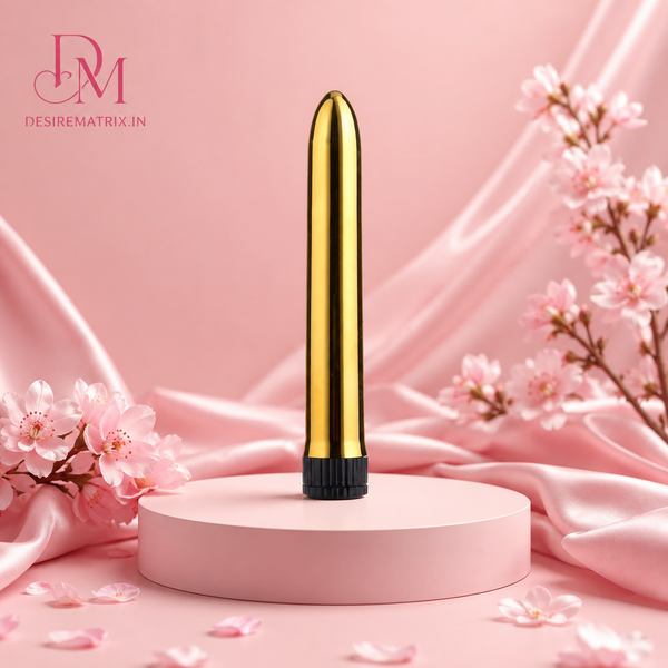 Hot Sale Gold Long Stick Vibrator For Women — Egg Vibrators