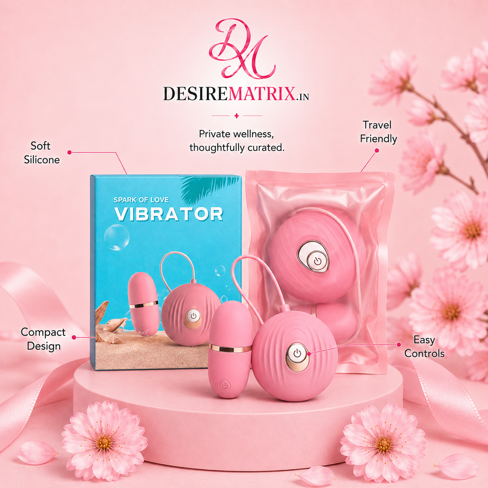 Lilo egg vibrator shown with its wired controller