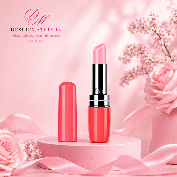 Lipstick Vibrator — Discreet Bullet That Looks Like Makeup — Egg Vibrators, ABS, non-porous