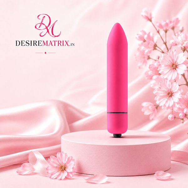 Silicone Bullet Vibrator — 20 g Mini, Tapered Tip, Rose Red — Egg Vibrators, Silicone, non-porous