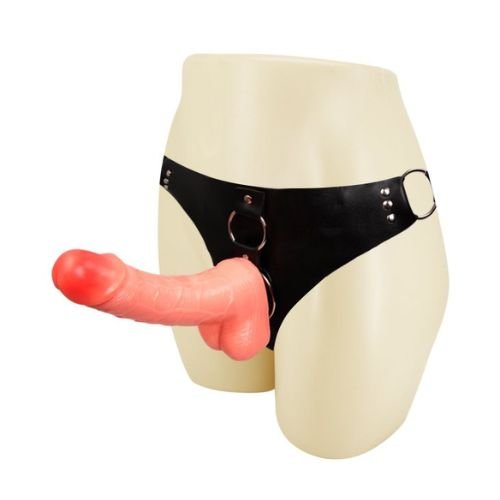 Realistic Solid Strap-On Dildo — strap on dildo