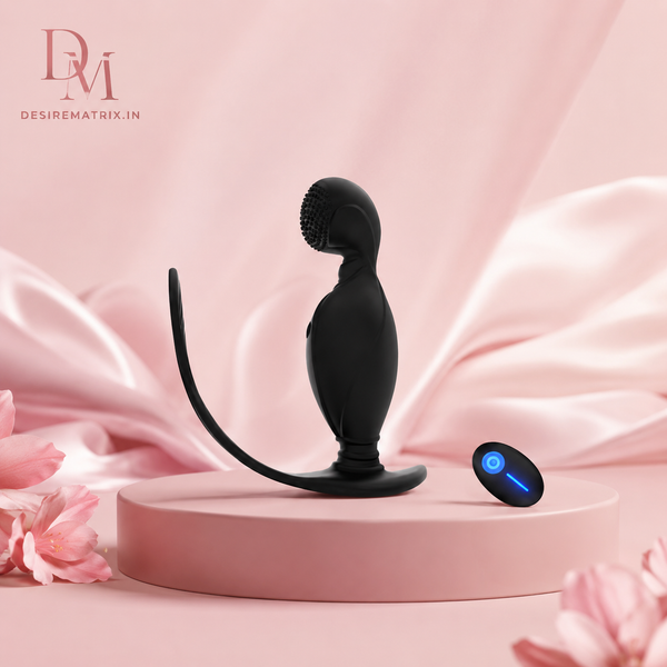 Sperm Lock Ring Prostate Massage Anal Plug Vibrators Anal Sex Toys — Prostate Massagers, Body-safe silicone