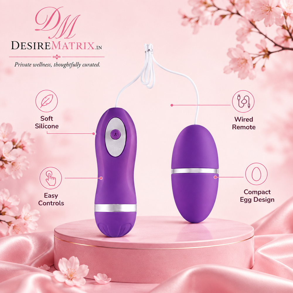Mini bullet vibrator shown connected to its control unit