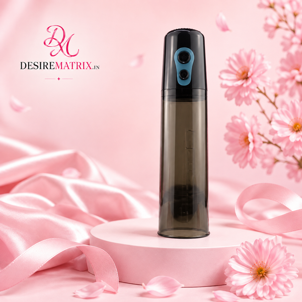 Electric Penis Pump — X-Men Vacuum, One-Button Suction — Penis Enlargement Pump, Medical ABS cylinder with silicone constriction ring
