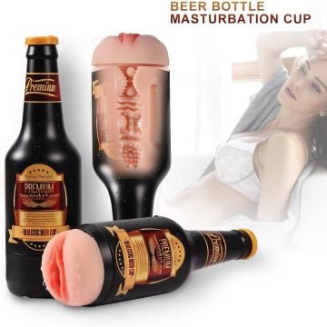 Beer Bottle Vagina Pussy Masturbator For Men — male masturbator