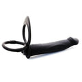Black 10-Speed Double Penetration Cock Ring — penis ring
