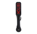 Black Spanking Paddle PU Leather Bitch Crop Whip — bdsm toy