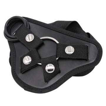 Black Strapon Steel Ring Lesbian Dildo Accessories Fit For Different Size Penis — strap on dildo