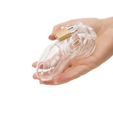 CB-6000 Clear Male Chastity Device Penis Lock Male Chastity — penis ring