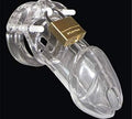 CB-6000 Male Chastity Device- Clear — penis ring