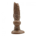 Chocolate Brown Dog Dildo Sex Toy for Women — dildo