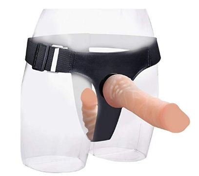 Double Penis Strap on Harness Kit for Men, Women or Lesbians — strap on dildo