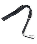 High Quality Leather Whips Flogger-Black — bdsm toy