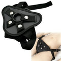 High Quality Unisex Strap on Hollow Harness Adjustable Black Belt — strap on dildo