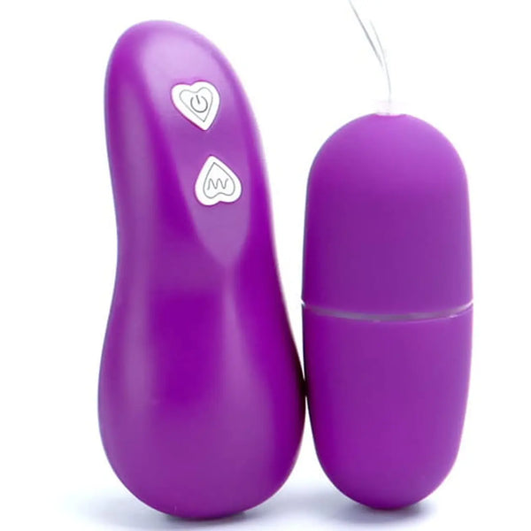Bullet Vibrator with Remote — 10 Patterns, Waterproof — Remote Control Vibrators, Smooth resin and ABS shell