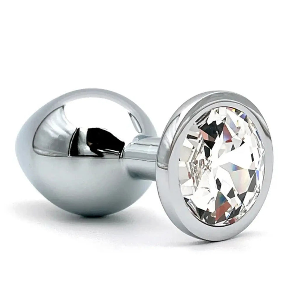 Large weighted stainless steel butt plug