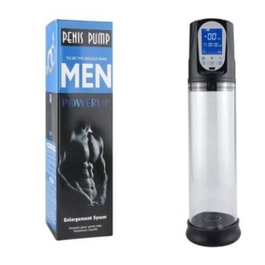 LCD Display Male Penis Enlargement Pump With USB Charging — penis enlargement pump