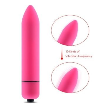 Mini Bullet Vibrate G-spot Clitoris Stimulator Maturbate Vibrators-Red Rose — egg vibrator