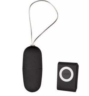 Mini Egg Wireless Vibrator For Women-Black — remote control vibrator