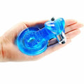 Mouth Tongue Vibrating Cock Ring in Blue Color — penis ring