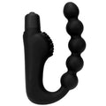 Nato Black Beaded Prostate Massager With Vibration For Men — prostate massager