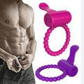 Penis Vibrating Cock Extender Ring Delay Ejaculation Sex Men Toys — penis ring