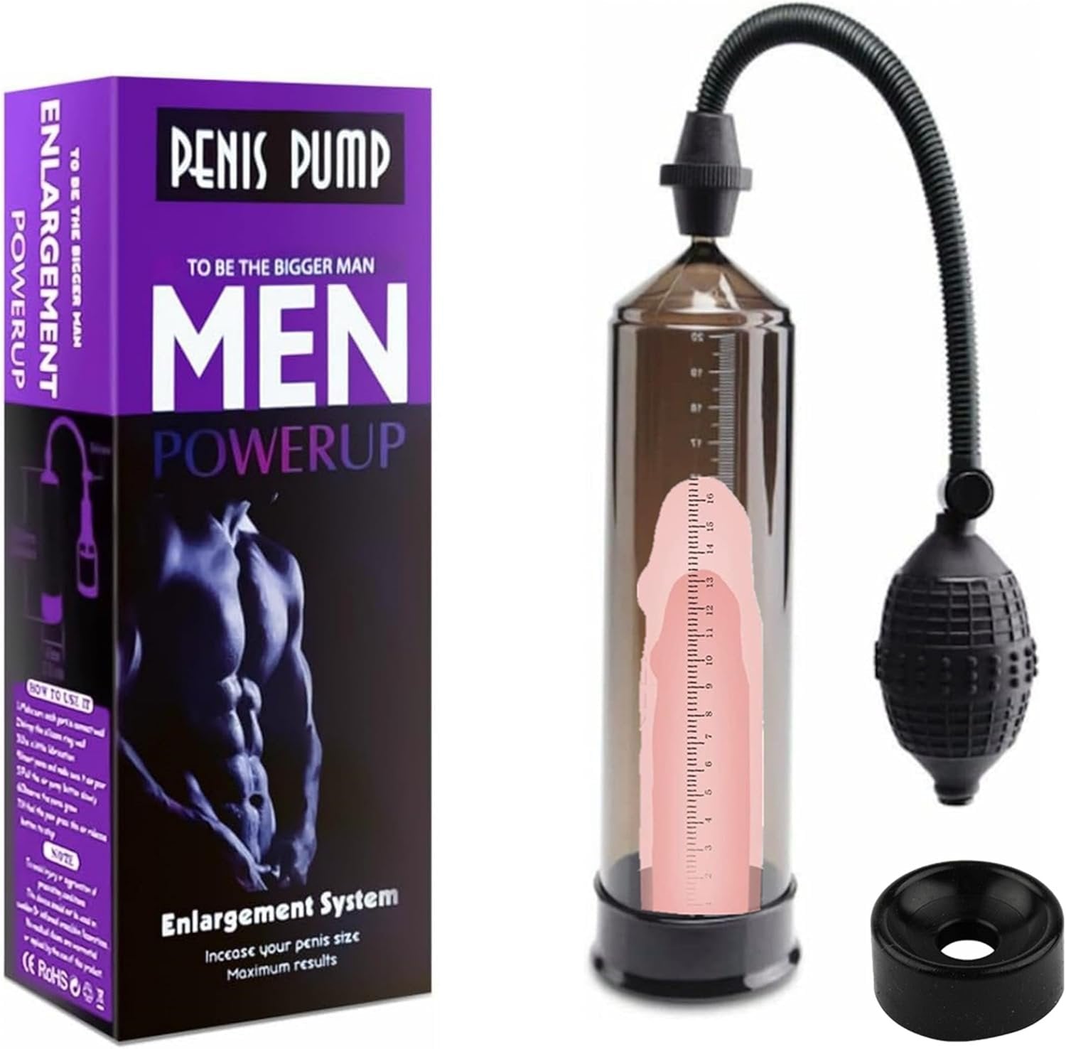 Manual Penis Growth Pump for Men ED-003 — penis enlargement pump