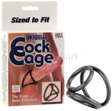 Quick Release Triple Helix Cock Ring — penis ring