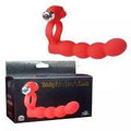 Red Trinity Fun – Cock Ring with Anal Beads & Vibrator — anal beads