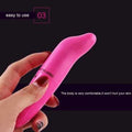 Rose Red Mini Dolphin Vibrator For Woman G Spot Stimulator — egg vibrator