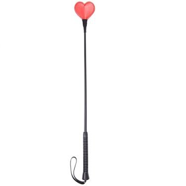 Sexy Whip with Red Heart Shape Spanking Paddle — bdsm toy