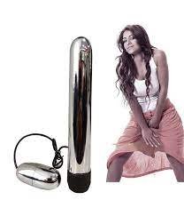 Slim Long Steel 7 Inch Rod with Mini Egg Vibrator For Women — egg vibrator