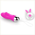 Sprouting Rabbit Dildo Wireless Egg Anal Stimulator — anal plug