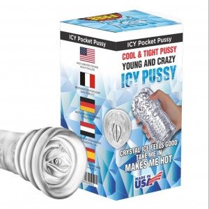 Transparent Crystal Pocket Pussy — artificial vagina